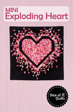 Load image into Gallery viewer, Slice of Pi Quits- Mini Exploding Heart Quilt Pattern SPQ339