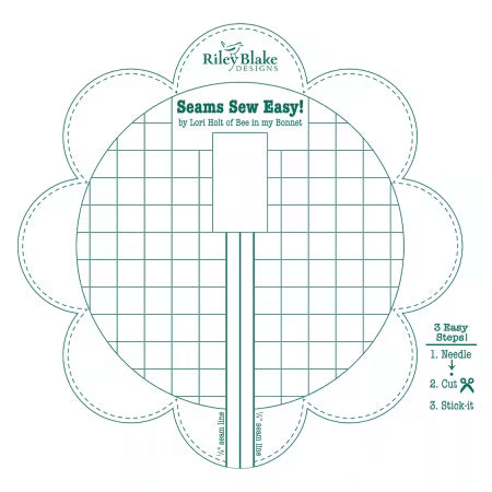 Riley Blake Seams Sew Easy Seam Guide Color Jade # ST-17314