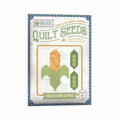 Lori Holt Quilt Seeds Patterns Collect All 6 - Tomatoes, Corn & Peas, Squash, Root Veggies, Pumpkin, Peppers CLEARANCE