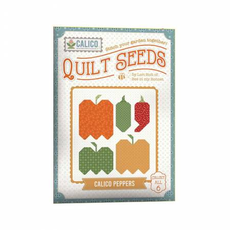 Lori Holt Quilt Seeds Patterns Collect All 6 - Tomatoes, Corn & Peas, Squash, Root Veggies, Pumpkin, Peppers CLEARANCE