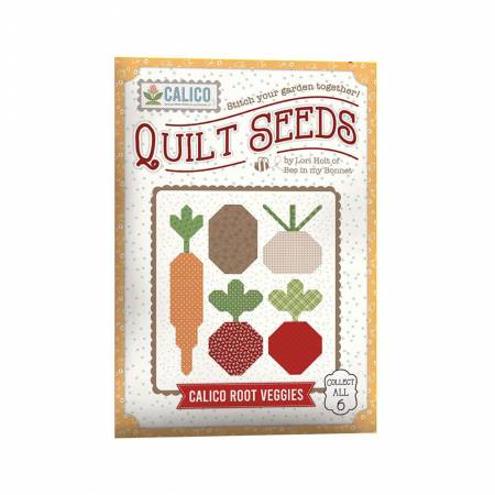Lori Holt Quilt Seeds Patterns Collect All 6 - Tomatoes, Corn & Peas, Squash, Root Veggies, Pumpkin, Peppers CLEARANCE