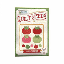 Load image into Gallery viewer, Lori Holt Quilt Seeds Patterns Collect All 6 - Tomatoes, Corn &amp; Peas, Squash, Root Veggies, Pumpkin, Peppers