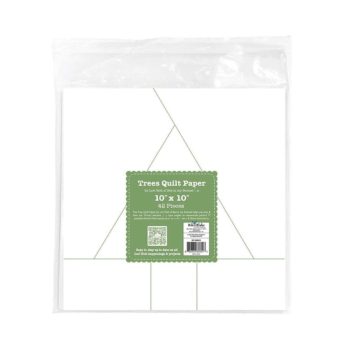 Riley Blake Lori Holt 10" Tree Quilt Paper SKU: ST-36019