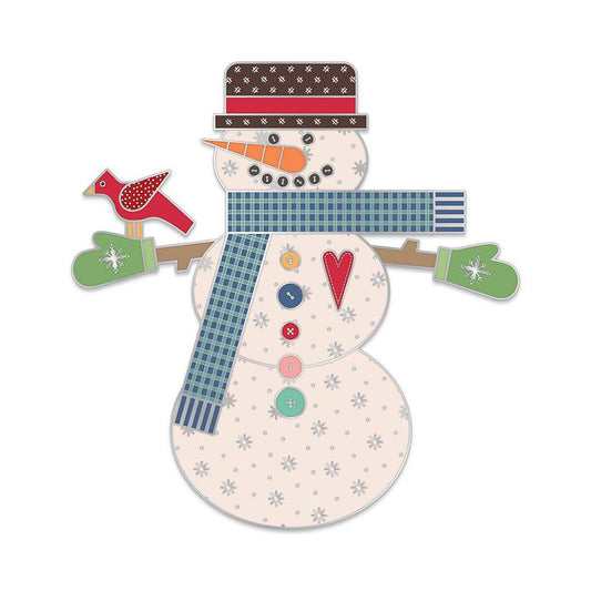 Riley Blake Lori Holt Let's Make a Snowman Needle Minder SKU: ST-36032