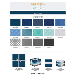 Kimberbell Basics Refreshed Maritime Pre-cuts PREORDER Released September 2023