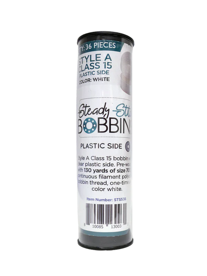 Dime Steady Stitch Bobbins- Style A, Class 15- 36 Pieces #STS-SP536