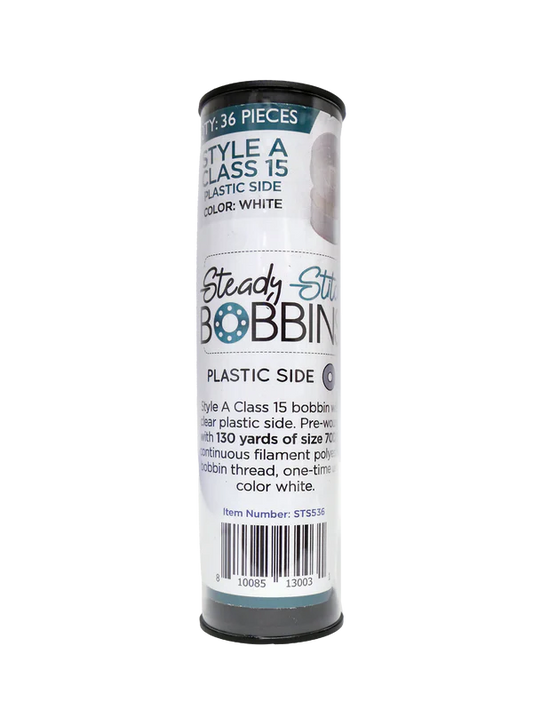 Dime Steady Stitch Bobbins- Style A, Class 15- 36 Pieces #STS-SP536