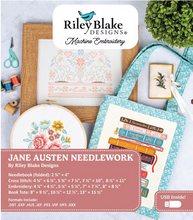 Load image into Gallery viewer, Riley Blake Machine Embroidery Jane Austen Needlework Projects ME100JAN24R5