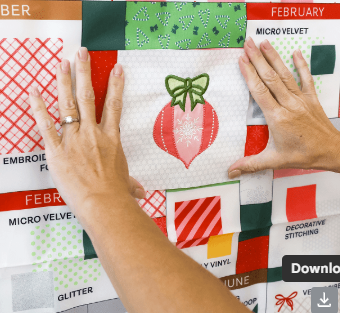 Kimberbell Digital Dealer 2026 Mistletoe Mystery Quilt DESIGNS ONLY (FULL YEAR OR A LA CARTE, USE DROP DOWN MENU)