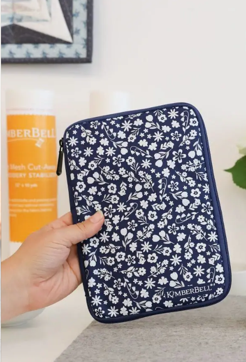 Kimberbell KDMR173 Navy Floral USB Holder