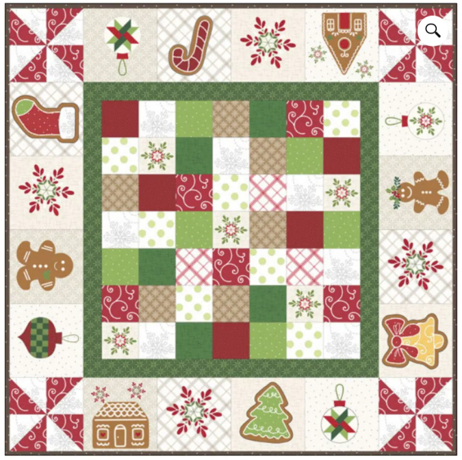 Kimberbell Reimagined Table Topper FABRIC KIT only - Embroidery designs sold separately