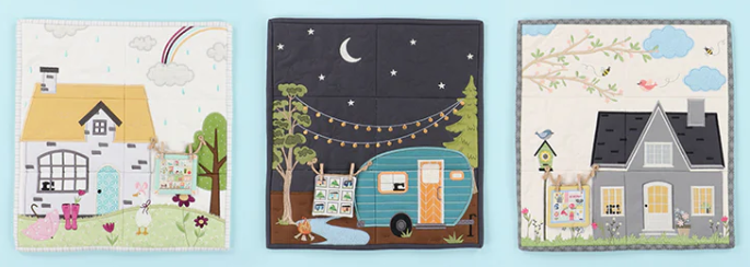Kimberbell Home Sewn Fabric Kits for Volume 1 (April, May, June), Volume 2 (July, August, September), Volume 3 (October, November, December) and Volume 4 (January, February, March).  USE THE DROP DOWN WINDOW TO MAKE YOUR SELECTION