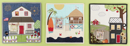 Kimberbell Home Sewn Fabric Kits for Volume 1 (April, May, June), Volume 2 (July, August, September), Volume 3 (October, November, December) and Volume 4 (January, February, March).  USE THE DROP DOWN WINDOW TO MAKE YOUR SELECTION