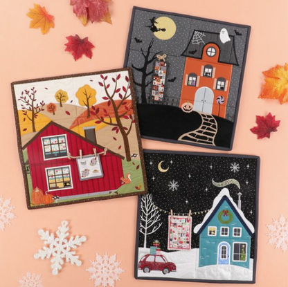 Kimberbell Home Sewn Fabric Kits for Volume 1 (April, May, June), Volume 2 (July, August, September), Volume 3 (October, November, December) and Volume 4 (January, February, March).  USE THE DROP DOWN WINDOW TO MAKE YOUR SELECTION