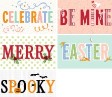 Seasonal Pillow Panels  Due out 12/9/2026