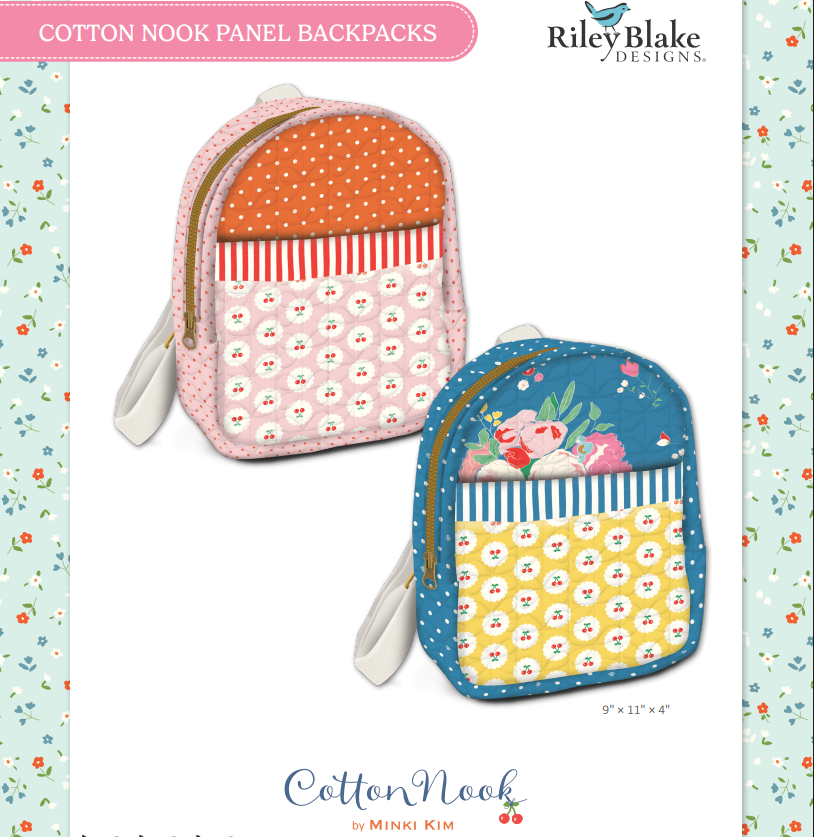 Free Youtube Sew Along- Minki Kim Cotton Nook Backpack with Karen Bohl- October 15th, 10:30am-1:30pm PST