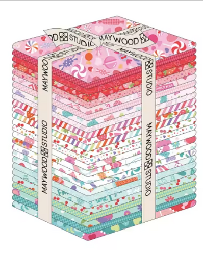 Kimberbell Sweet Shoppe (Sweetheart Street) Fat Quarter Bundle # FQ-MASSWSH PREORDER DUE OUT 11/30/25