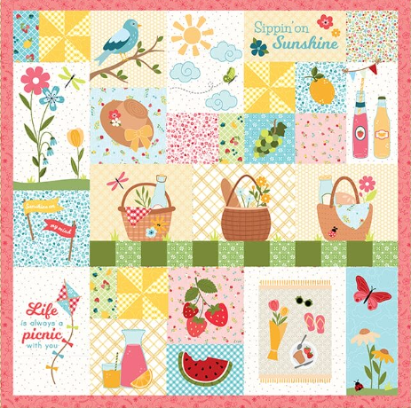 Free YouTube Sew Along: Kimberbell Sippin' On Sunshine - Prepping your fabric, Monday, March 30th, 10:00am-1:00pm PST