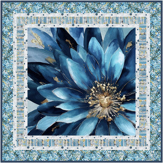 PREORDER For January 2026 Soul Blue Wall Hanging Kit Featureing Behind Blue Eye FABRIC from Studio E
