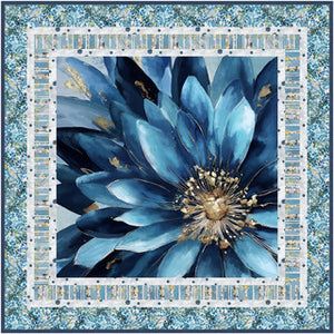 PREORDER For January 2026 Soul Blue Wall Hanging Kit Featureing Behind Blue Eye FABRIC from Studio E