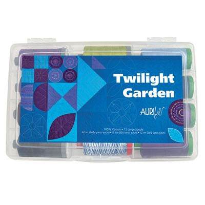 Aurifil Twilight Garden Thread Set - 12 thread set TM12LS004