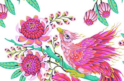 TPXLBAG3 Tula Pink Hot Wings XL Block Project Bag PREORDER DUE OUT FALL 2026