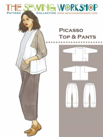The Sewing Workshop Picasso Top and Pants Sewing Pattern TSW PP064