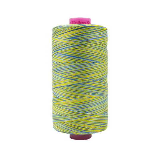 Tutti Variegated Thread 50wt 1000M Various Colors - BRIGHT DAY