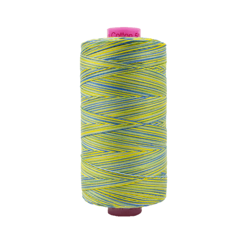Tutti Variegated Thread 50wt 1000M Various Colors - BRIGHT DAY
