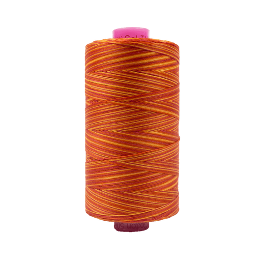 Tutti Variegated Thread 50wt 1000M Various Colors - TOMATO