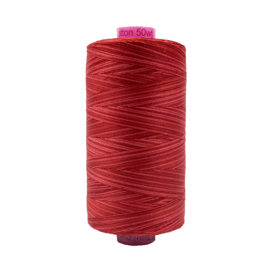 Tutti Variegated Thread 50wt 1000M Various Colors - STRAWBERRY