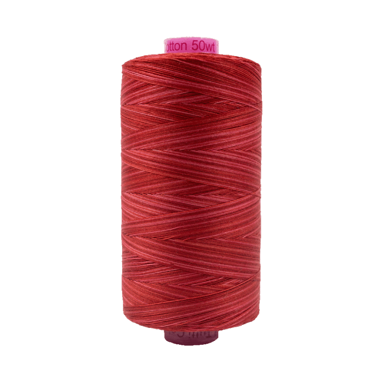 Tutti Variegated Thread 50wt 1000M Various Colors - STRAWBERRY