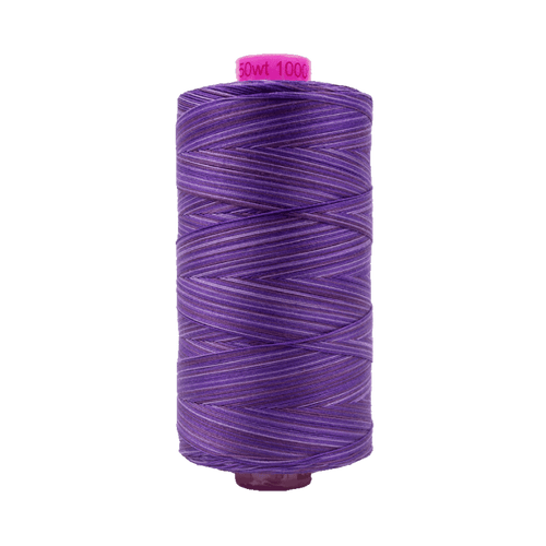Tutti Variegated Thread 50wt 1000M Various Colors - BLUEBERRY