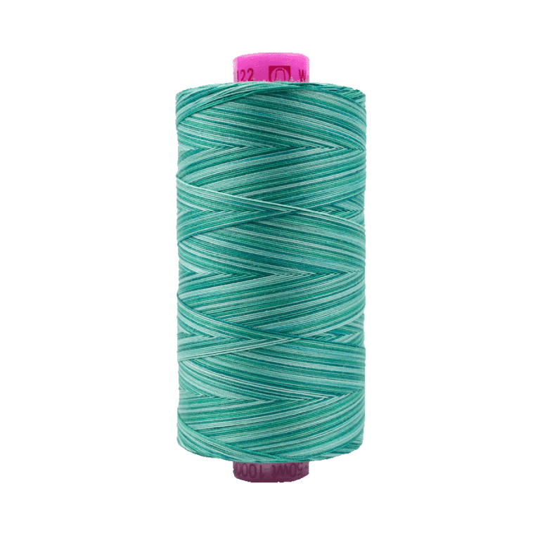 Tutti Variegated Thread 50wt 1000M Various Colors - PEACOCK