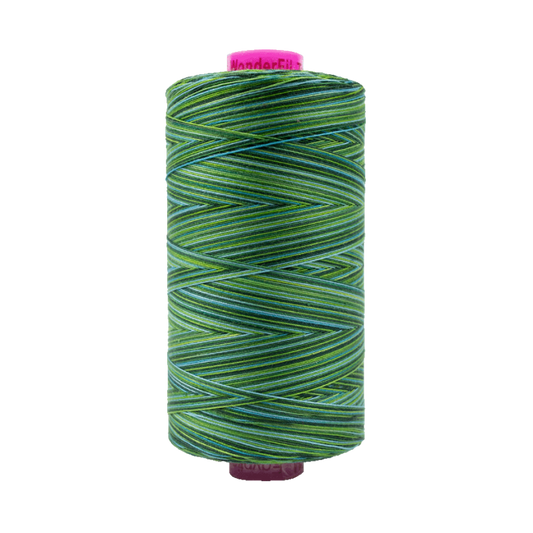 Tutti Variegated Thread 50wt 1000M Various Colors - EVERGREEN