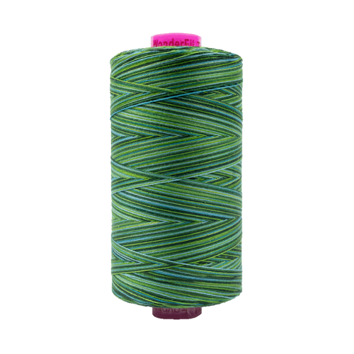 Tutti Variegated Thread 50wt 1000M Various Colors - EVERGREEN