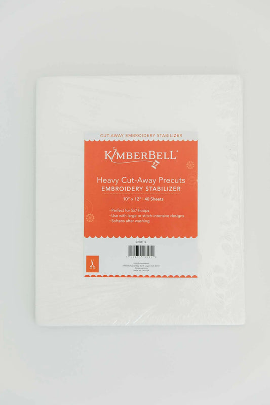 Kimberbell Heavy Cut- Away Precuts 10" x 12" KDST119