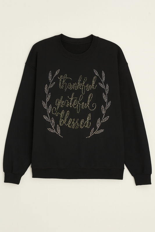 🦃  Sweatshirts for the Scan N Cut Club: Thanksgiving Rhinestone Project