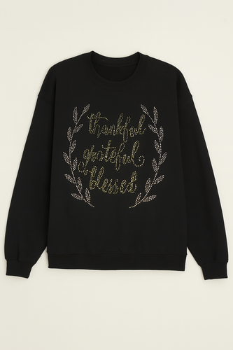 🦃  Sweatshirts for the Scan N Cut Club: Thanksgiving Rhinestone Project