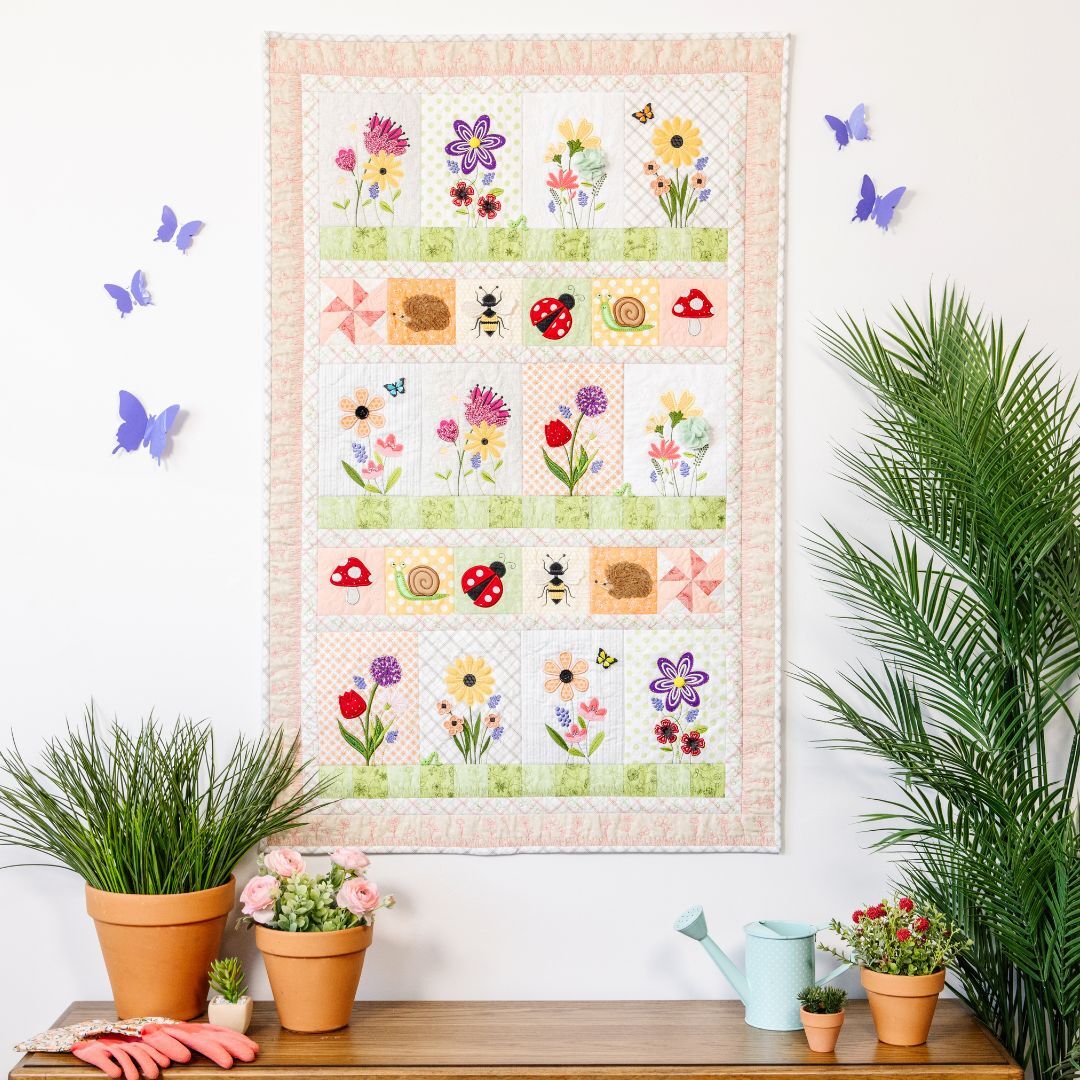 Kimberbell Mystery Wallflower Quilt Digital Dealer  A LA CARTE DECEMBER BLOCK DESIGN ONLY