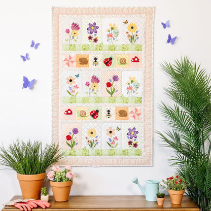 Kimberbell Mystery Wallflower Quilt Digital Dealer  A LA CARTE DECEMBER BLOCK DESIGN ONLY
