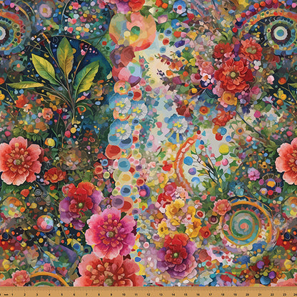 Hoffman Whimsical Flower Garden Fabric Collection Sold by the Yard