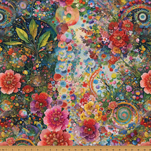 Load image into Gallery viewer, Hoffman Whimsical Flower Garden Fabric Collection Sold by QUARTER YARD