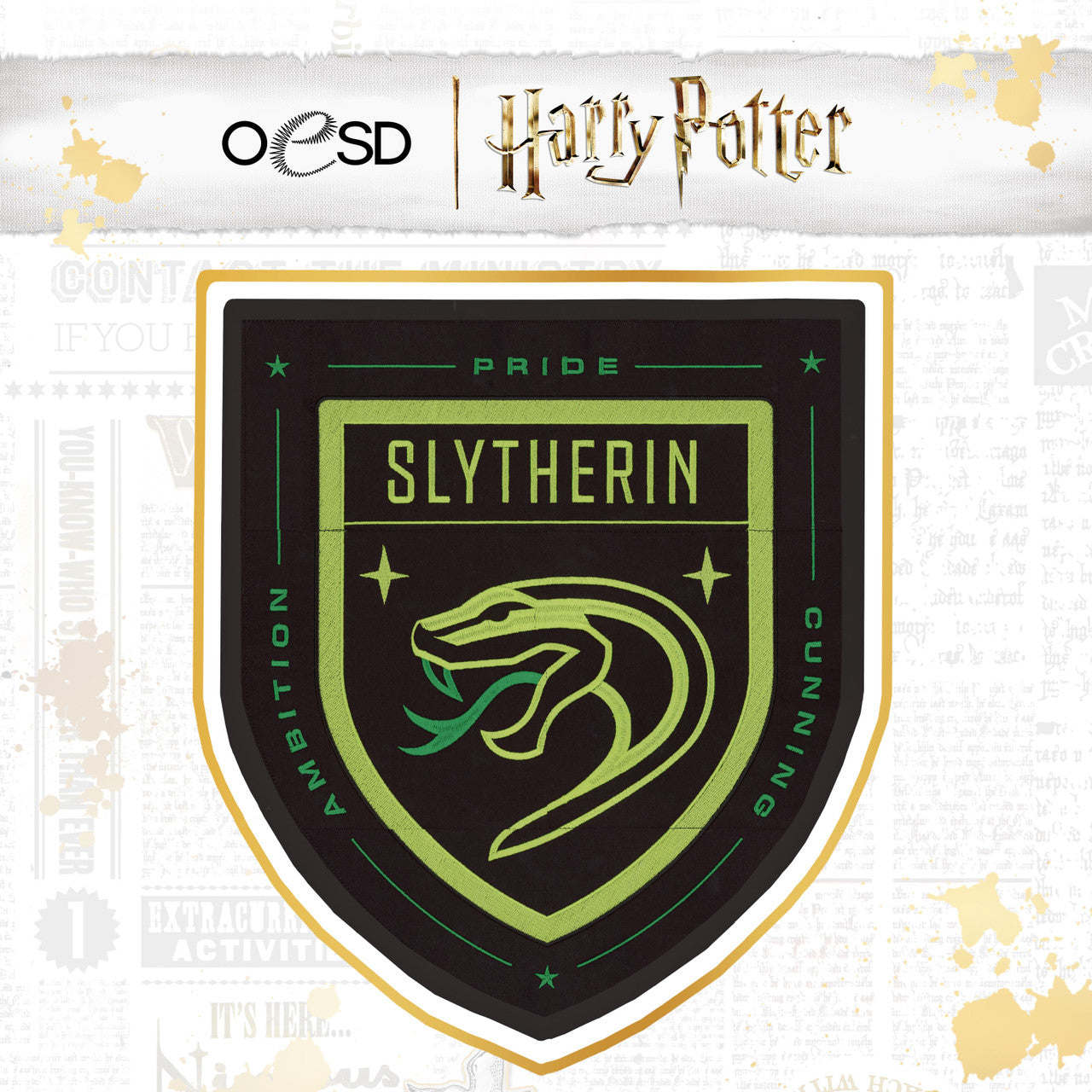 OESD Harry Potter Hogwarts House Tiled Banners- Slytherin- Ravenclaw- Hufflepuff- Gryffindor, these are sold individually,USE  THE DROPDOWN TO SELECT