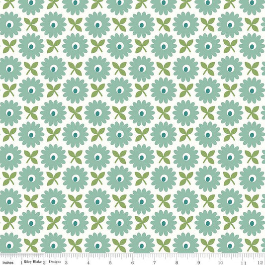 Riley Blake Lori Holt Home Town Heirloom Sea Glass Backing Fabric 108" SOLD PER HALF YARD WB-13601-HEIRSEAGLAS WON'T BE READY TO SHIP UNTIL END OF FEBRUARYS