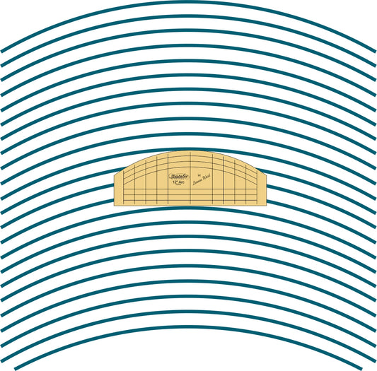 Westalee Designs Low OR High Shank 12" Arc Templates for Long Arm