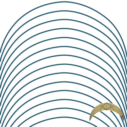 Westalee Designs Low OR High Shank 12" Arc Templates for Long Arm