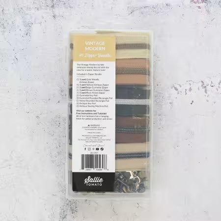 Sallie Tomato Vintage Modern Zipper Bundle # ZB-VINTX
