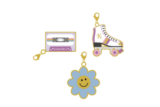 Kimberbell 80’S ZIPPER CHARMS, SET OF 3 KDKB1304 Certified Release: December 18, 2024