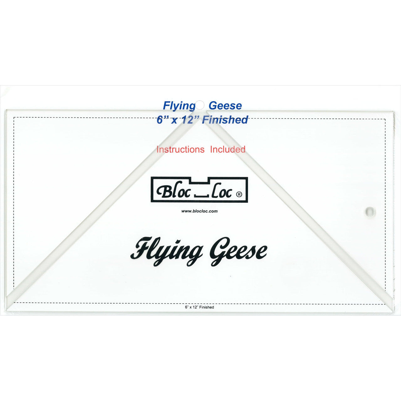Bloc Loc Flying Geese Ruler VARIOUS SIZES AND SETS - THIS MAY BE A SPECIAL ORDER / Use the dropdown to make your selection.